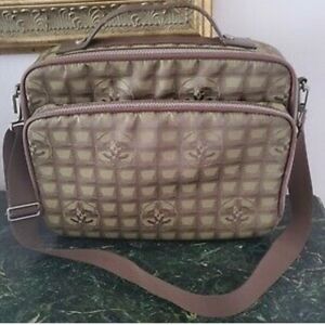 CHANEL TRAVEL LINE Laptop briefcase Bag vintage